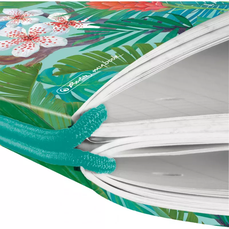 Schreibheft Herlitz Ladylike Jungle A4 80 Blatt Grün Mehrfarbig