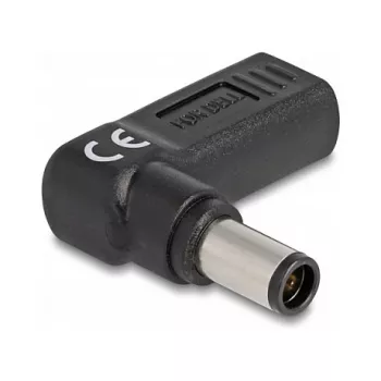 DeLOCK Adapter USB Type-C Buchse auf Dell 7,4 x 5,0 mm Stecker 90° gewinkelt