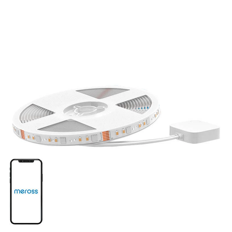 LED-Lichtband Meross MSL320CPHK 5 m RGBWW Wi‑Fi, adressierbar RGB + warmweiß