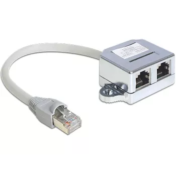 Netzwerkkabel DeLOCK 65441 RJ-45 0,15 m Grau