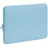 Laptophülle Rivacase Riva Szuzuka 15,6 Zoll Pastellblau, gepolsterte Schutzhülle