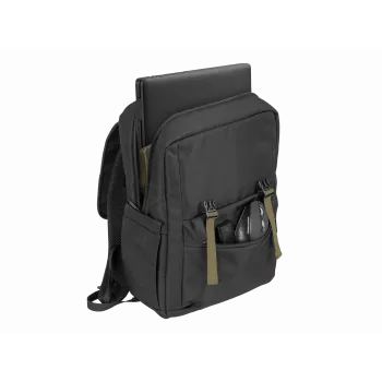 Rucksack NATEC Niala Hunter Grün 39,6 cm 15,6 Zoll Schwarz 1 Fach 2 Fronttaschen