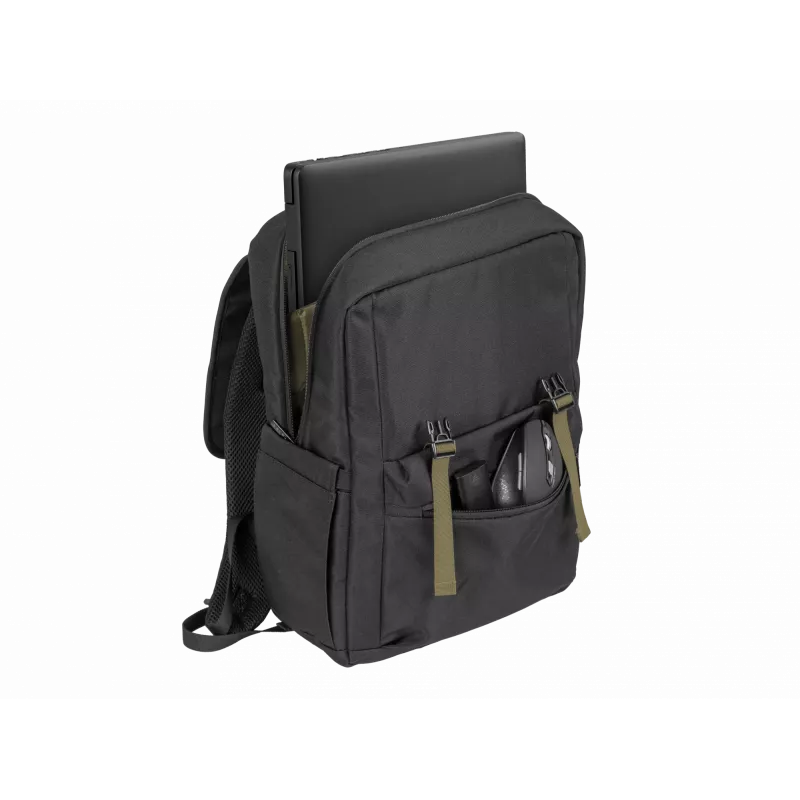 Rucksack NATEC Niala Hunter Grün 39,6 cm 15,6 Zoll Schwarz 1 Fach 2 Fronttaschen