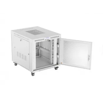 Rackschrank LANBERG FF01-8015-23SL 19 Zoll 15 HE, grau, perforierte Fronttür