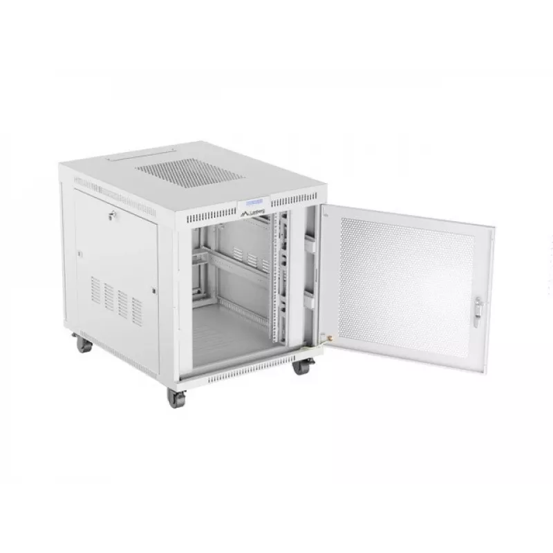 Rackschrank LANBERG FF01-8015-23SL 19 Zoll 15 HE, grau, perforierte Fronttür
