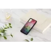 Schutzhülle iKins für Samsung Galaxy S20 – Wasserblumenmuster, schwarz