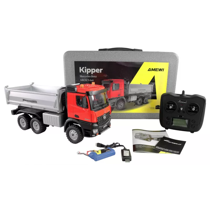 Amewi 22684 Funkgesteuerter Muldenkipper 1:14 Elektromotor Li-Ion 2500mAh