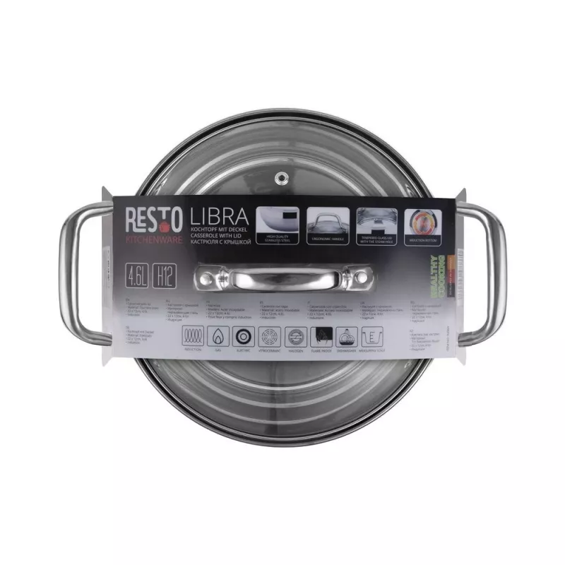 Resto Kitchenware Libra 4,6 L Rund Edelstahl