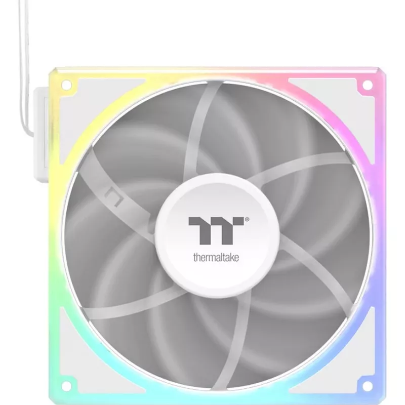 Lüfterpaket THERMALTAKE TOUGHFAN EX 140 ARGB Sync White — 140 mm, 3er-Pack