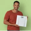 Ecomed BS-70E Rechteckig Weiß Elektronische Personenwaage