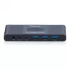 KVM-Switch DIGITUS USB-C 3.0 HDMI 2-Port 4K60Hz, USB-C/USB-A, Aluminium, 135×60×30 mm