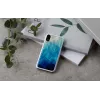 Smartphone-Hülle iKins für iPhone XR — außen Blausee, innen Schwarz