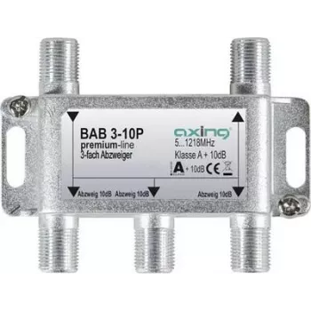 Axing BAB 3-10P Kabelsplitter Grau (BAB 3-10P)