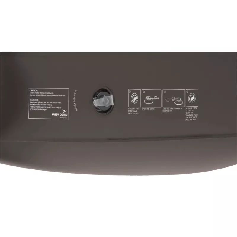 Aufblasbare Camping-Liege Easy Camp 420072, braun, PVC, 840×1400×700 mm