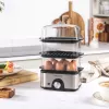 Salter EK5885VDE Kompakter 3-stufiger Dampfgarer