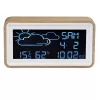 Digitale Wetterstation Denver WS-72 Holz LCD DC/Batterie