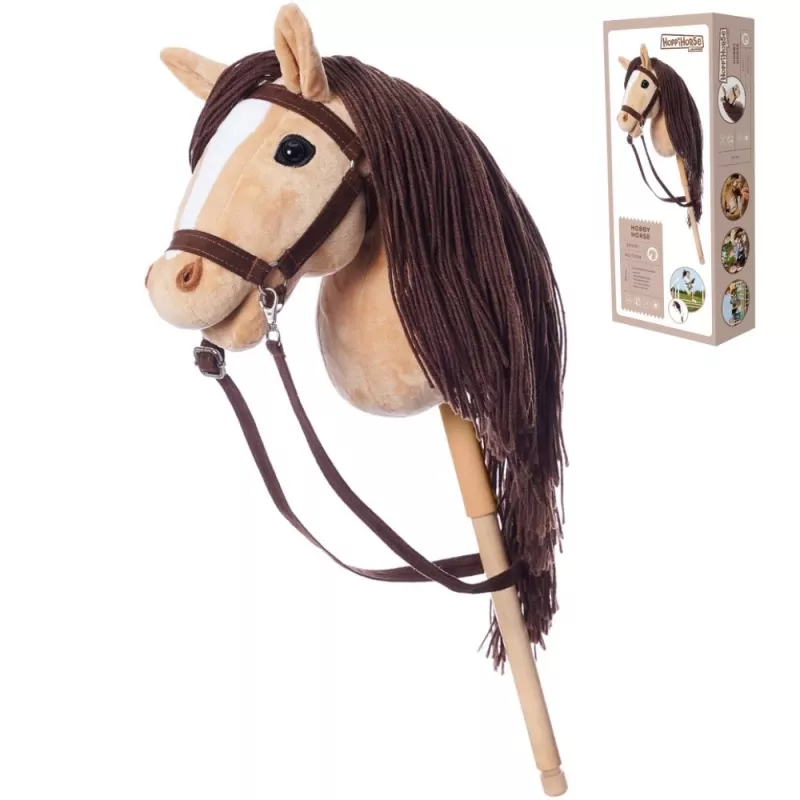 Steckenpferd HOPPIHORSE Hobby Horse A3 beige