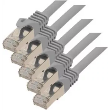 Netzwerkkabel S/CONN Grau Cat7 75513-SET5 3m