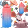 Extralink Motivationsflasche, 2000 ml, Rot-Blau, BUT-994