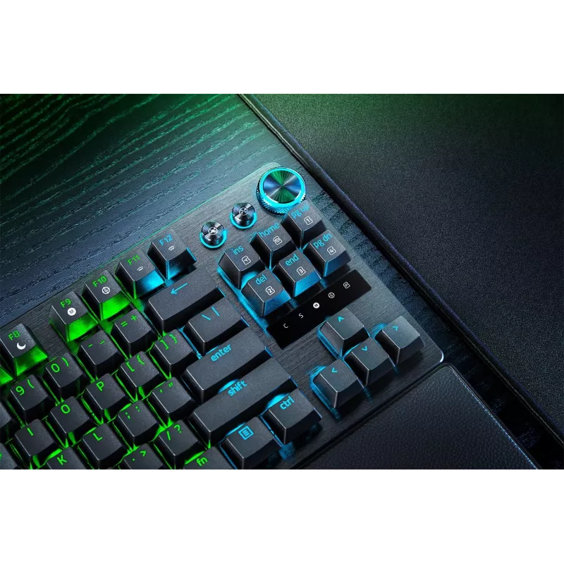 Razer Huntsman V3 Pro Tenkeyless 8KHz | Gaming-Tastatur | Kabelgebunden | US | Schwarz | USB Typ-C | Razer Analog Optical Switch Gen-2