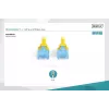 Patchkabel Digitus CAT 5e U/UTP DK-1512-050/Y 5m Gelb