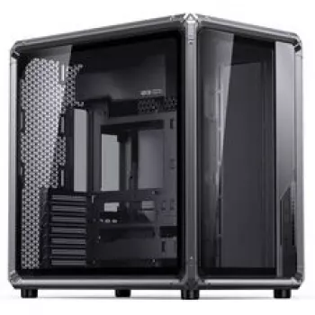 PC-Gehäuse Jonsbo X400, Midi-Tower ATX, gehärtetes Glasseitenteil, grau