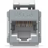 Keystone-Kupplung Ubiquiti UACC-Keystone-Coupler-C6A Flach Edelstahl RJ-45