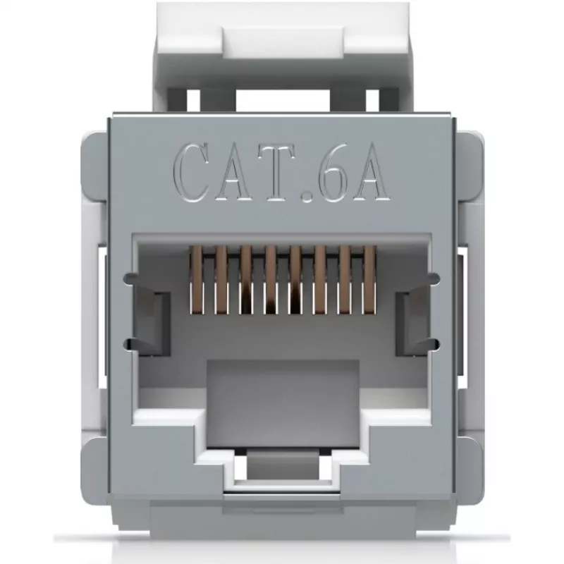 Keystone-Kupplung Ubiquiti UACC-Keystone-Coupler-C6A Flach Edelstahl RJ-45