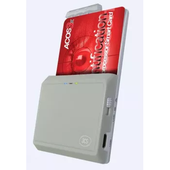 ACS ACR3901U Smart Card Reader Batterie USB 2.0 Weiß (ACR3901U-S1ACSA)