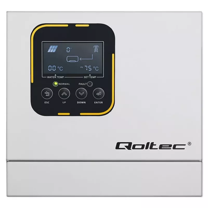 Wechselrichter QOLTEC ECO Solar Boost 4kW MPPT LCD, 4 kW Ausgang, MPPT-Laderegelung, LCD-Anzeige