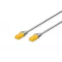 Netzwerkkabel Digitus CAT 6A U/UTP Patchkabel RJ-45 Cat6a 3m Grau