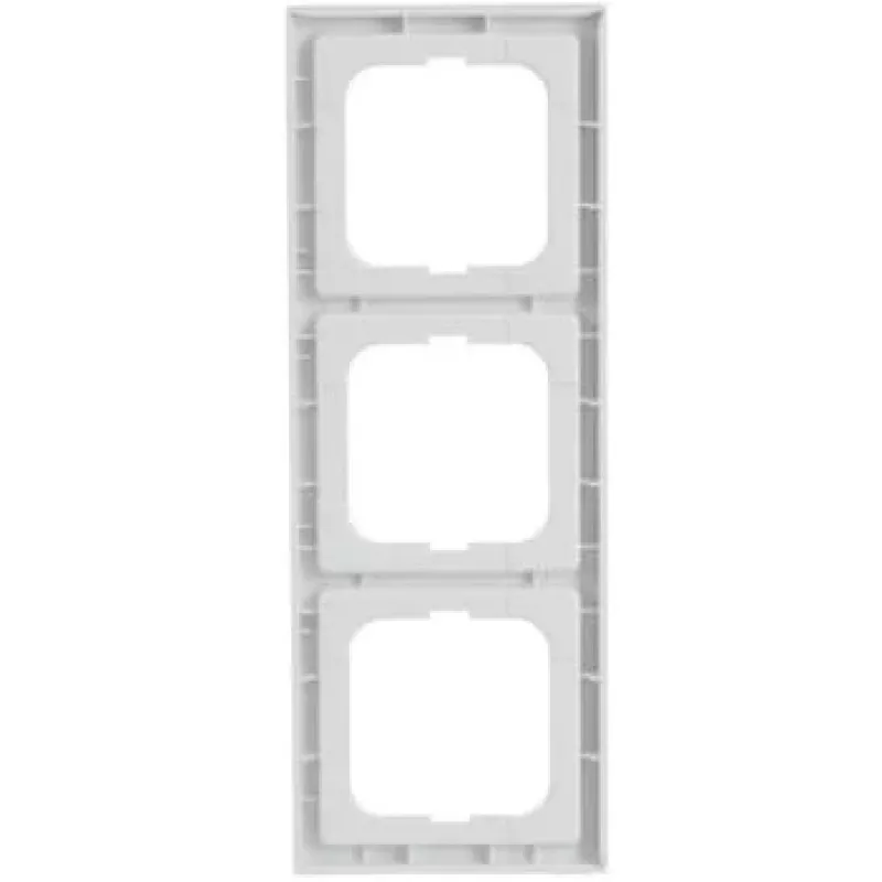 Wandplatte / Schalterabdeckung Busch-Jaeger 1754-0-4237 weiß — einteilig kompatibel mit Standard-Wippschaltern