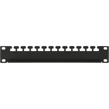 Kabelmanagement-Panel LOGON RAO300BL Schwarz Metall 48,3 cm