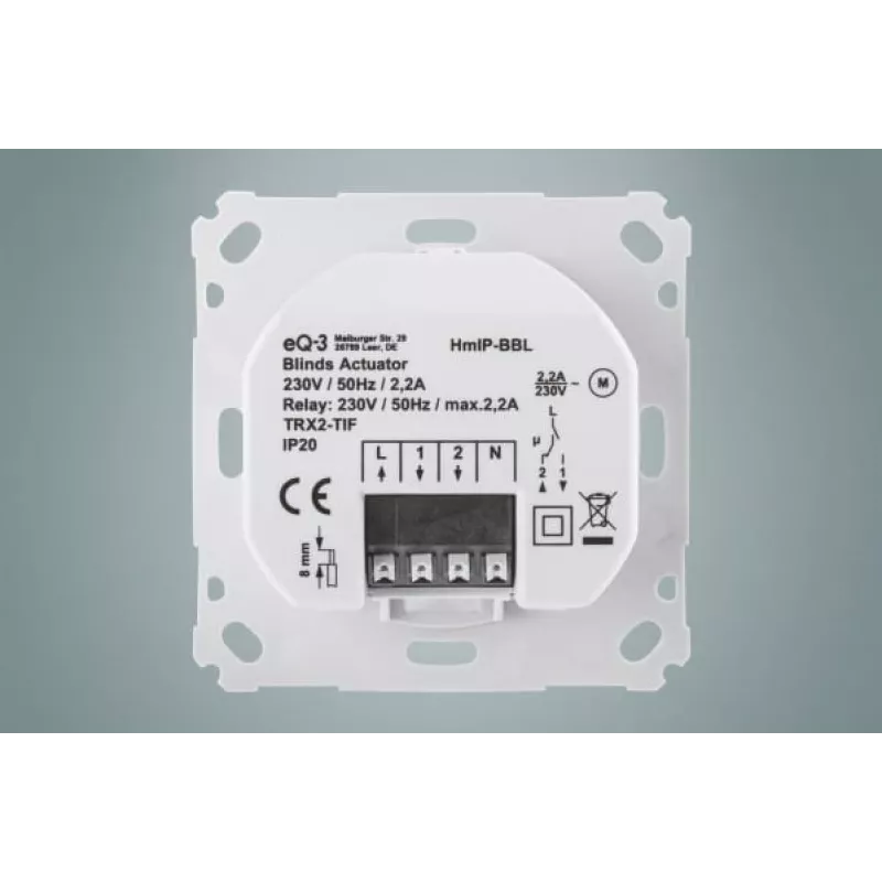 EQ3-AG HmIP-BBL elektronische Funk-Jalousie/Rollladen-Zubehör Weiß (151333A0)