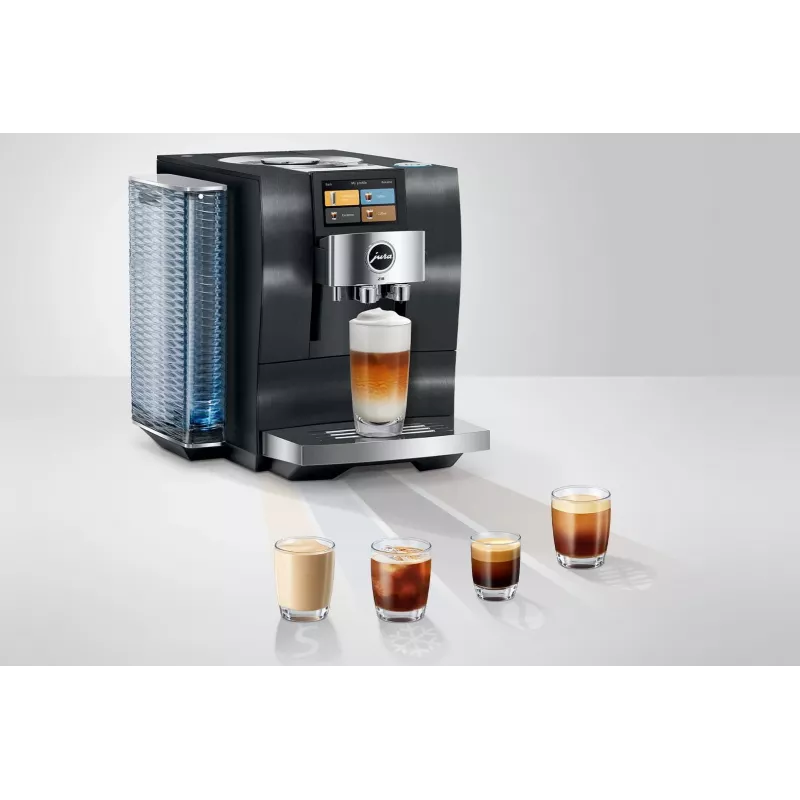 Espressomaschine JURA Z10 Vollautomat 2,4 L Aluminium Schwarz, 1450 W, 15 bar, 51 Getränke