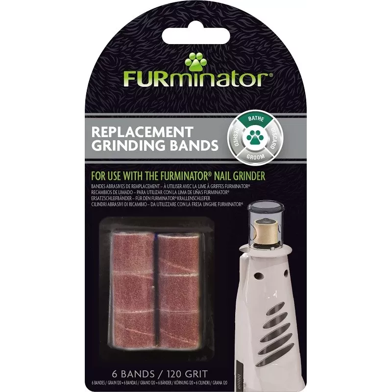 FURminator - Ersatzeinsätze für Nagelfeile - 6 Stück