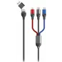 USB-Kabel 2GO 797361 1,2 m USB-A/USB-C USB-C/Micro-USB-B/Lightning