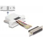 DeLOCK D-Sub 25-polig Buchse auf RJ45 Buchse Montagesatz weiß VGA RJ-45
