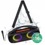 Tragbarer Lautsprecher MEDIA-TECH MT3184 — Bluetooth 5.3, 60W RMS, IPX5, Li-Ion Akku 16h, USB-C Ladeanschluss, MicroSD, TWS, Mikrofon, Fernbedienung