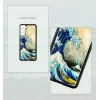 Handyhülle iKins für Samsung Galaxy S21+ — schützende Rückabdeckung 'great wave'