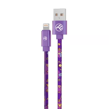 USB-auf-Lightning-Kabel Tellur TLL155601 1 m, 3A, lila