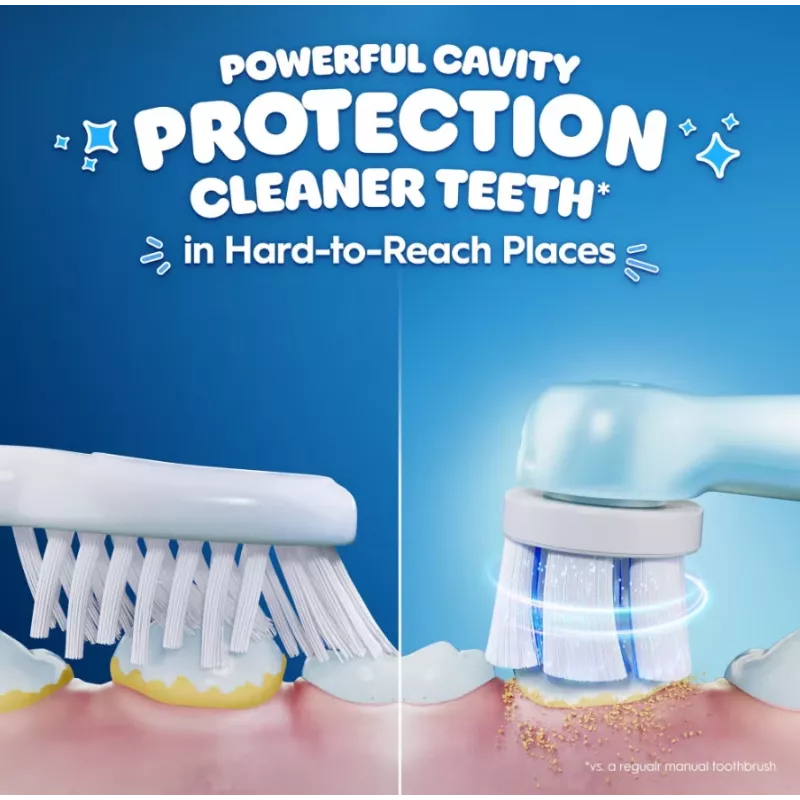 Oral-B Elektrische Zahnbürste mit Reiseetui, 6Y+ | iO Kids Disney Stitch | Wiederaufladbar | Für Kinder | Anzahl der enthaltenen Bürstenköpfe 1 | Anzahl der Zahnputzmodi 3