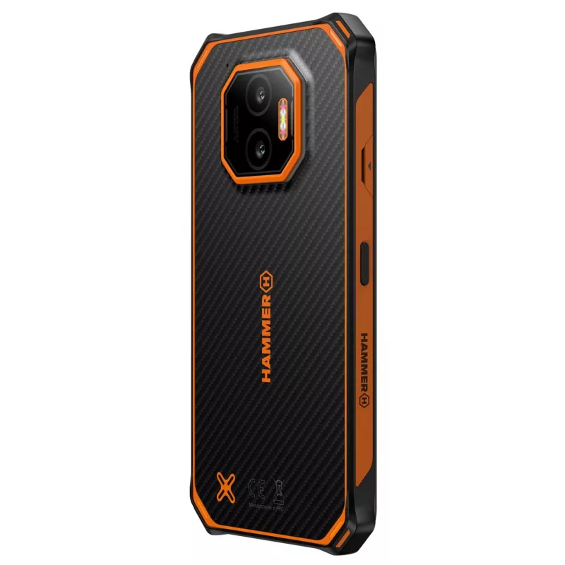 Smartphone HAMMER Energy X2 — Android 15, MediaTek Helio G81, 6.1 Zoll 1560×720 IPS, 6 GB RAM, 128 GB, Dual SIM, 4G, 50 MP, 5000 mAh, IP68