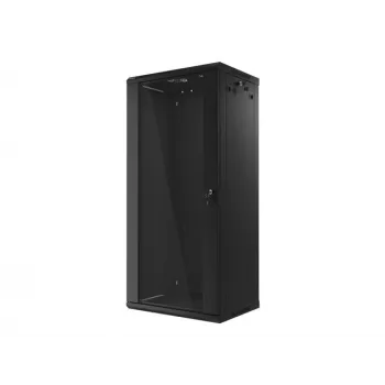 Lanberg Wandmontierter Schrank 19'' Demontiert flach Pack 27U/600x450mm Schwarz