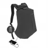 Rucksack Tellur Notebook 15.6 Antitheft mit USB-Anschluss, Schwarz
