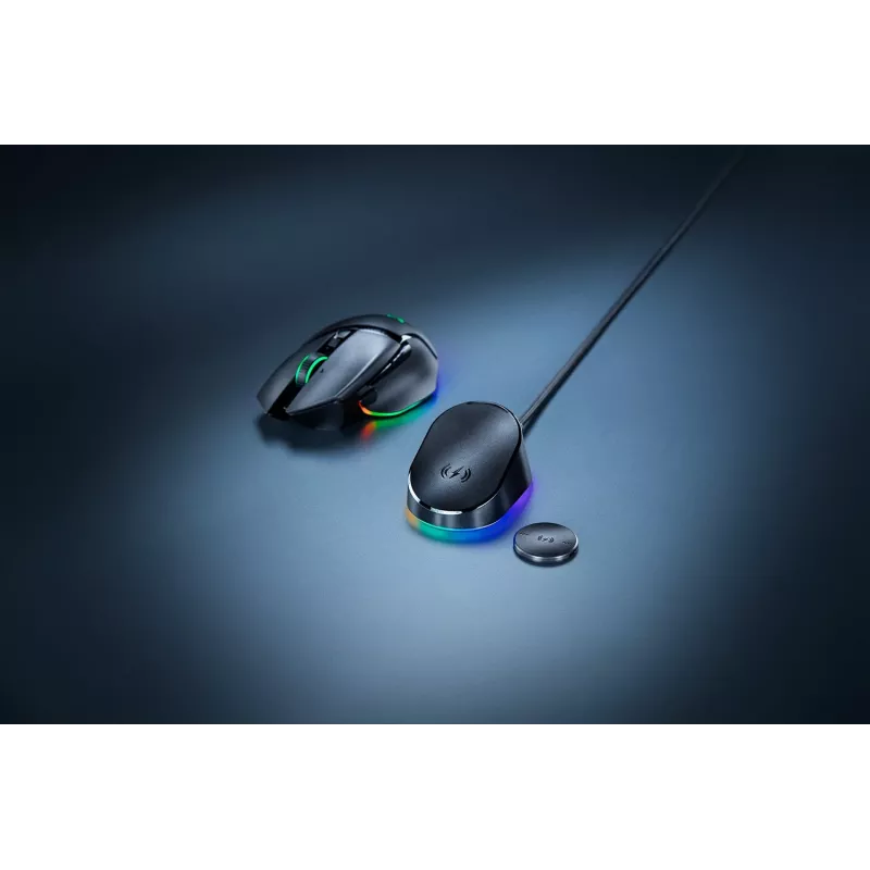 Razer Mouse Dock Pro mit kabellosem Lade-Puck