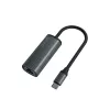 SAVIO Adapter USB-C 3.1 Gen.1 (M) auf RJ-45 Gigabit Ethernet (F), 1000 Mbps, AK-56, grau