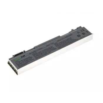 Laptop-Akku Grün Cell DE09 für DELL Latitude E6400 E6410 E6500, Li‑Ion 4400 mAh, 11,1 V, 6 Zellen, silber