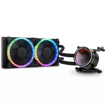 All-in-One-Flüssigkeitskühler BitsPower Cyclops 240 – Schwarz/Silber, 240-mm-Radiator