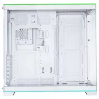 Lian Li O11 Dynamic EVO RGB PC-Enclosure Bundle + HydroShift II LCD-S 360TL AiO + 6x UNI FAN SL-INF 120 Reverse Blade Fan - Weiß